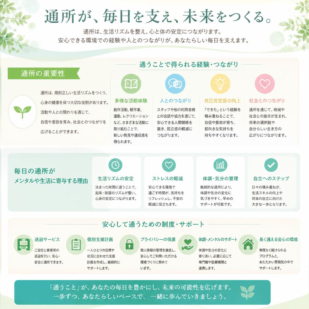 充実した通所支援の価値