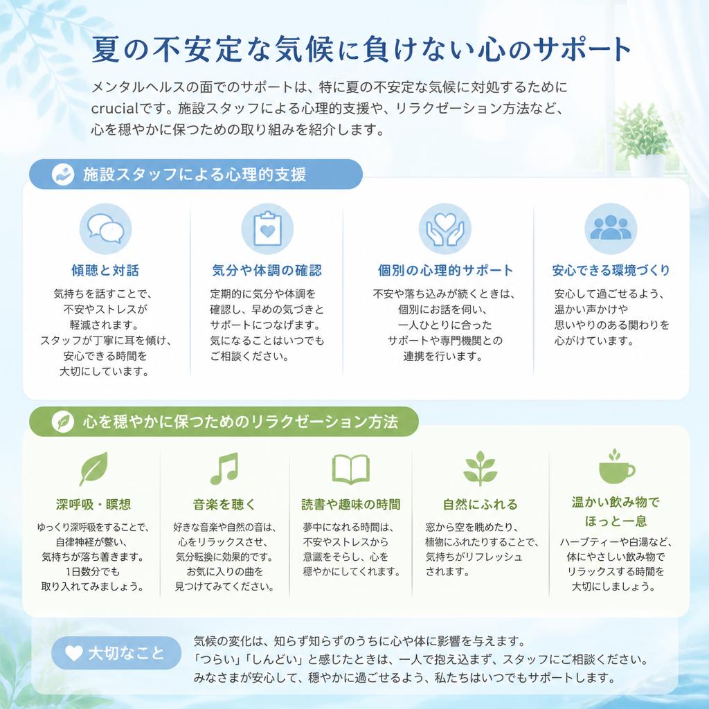 メンタルヘルスサポートの役割