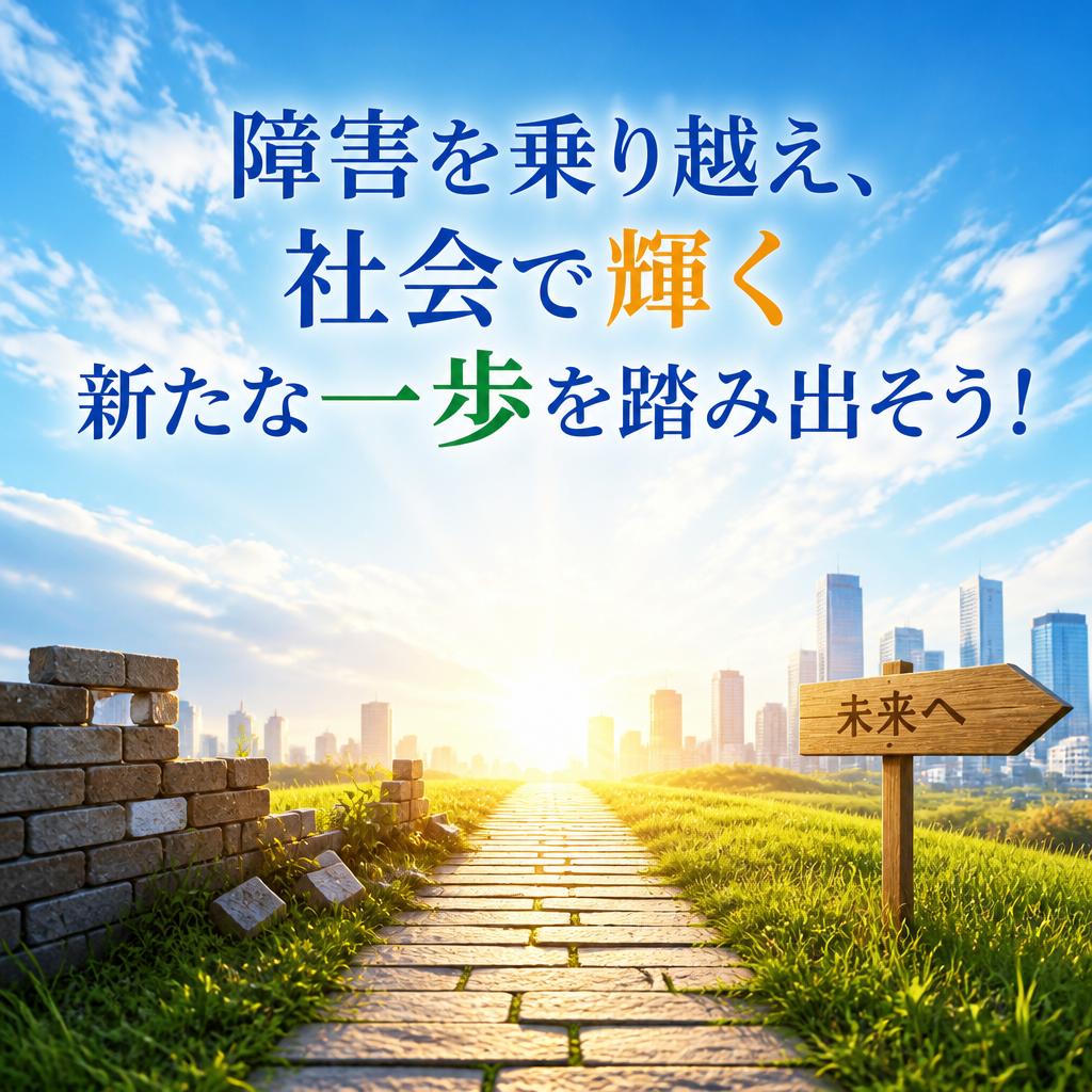 障害を乗り越え、社会で輝く新たな一歩を踏み出そう！