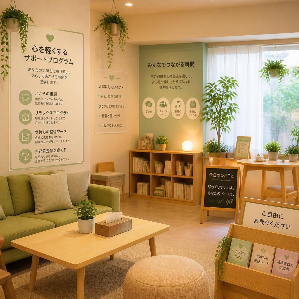 心のサポート、コミュニケーションの場