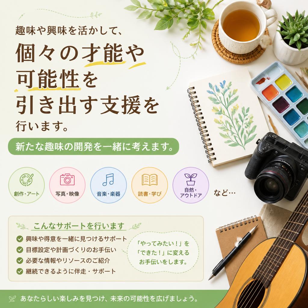 趣味を通じて成長