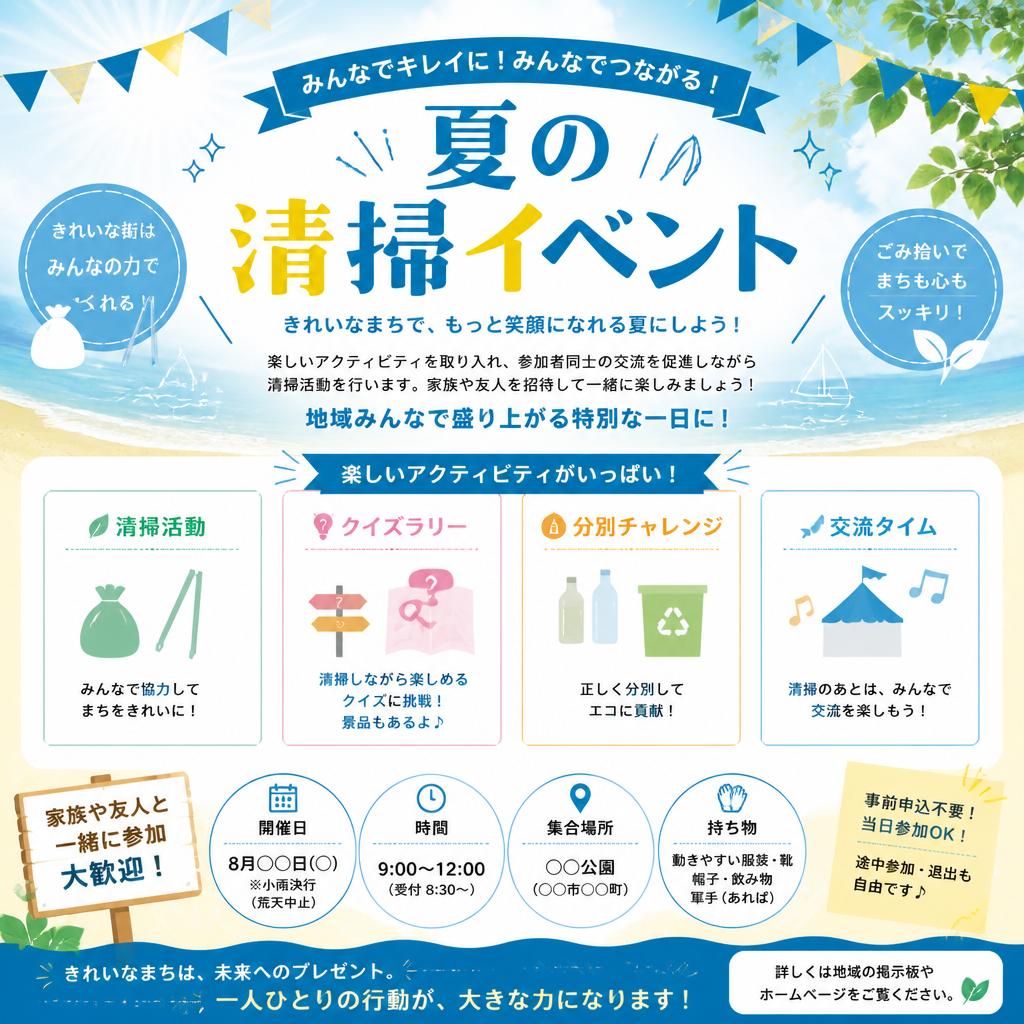 夏季イベントの充実